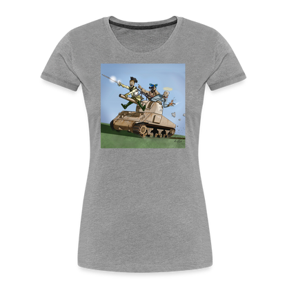 Sankt Conrads lärjungar (ekologisk premium-T-shirt dam-edition) - gråmelerad