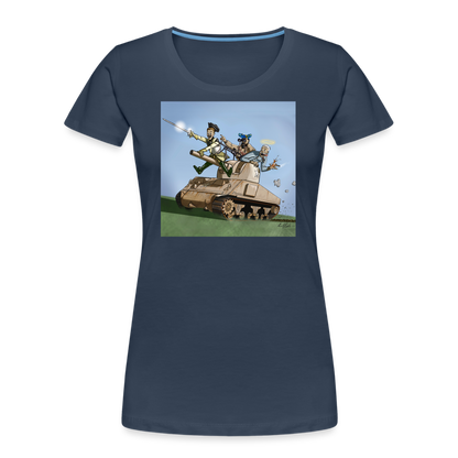 Sankt Conrads lärjungar (ekologisk premium-T-shirt dam-edition) - marinblå
