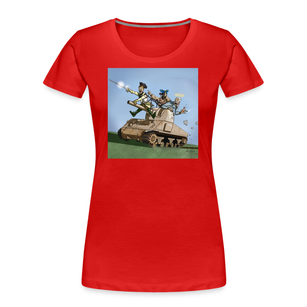 Sankt Conrads lärjungar (ekologisk premium-T-shirt dam-edition) - röd