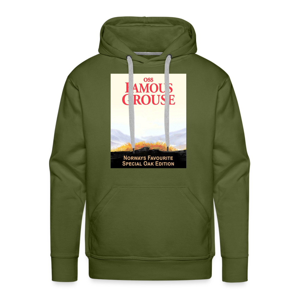 Famous Grouse (premiumluvtröja herr-edition) - olivgrön