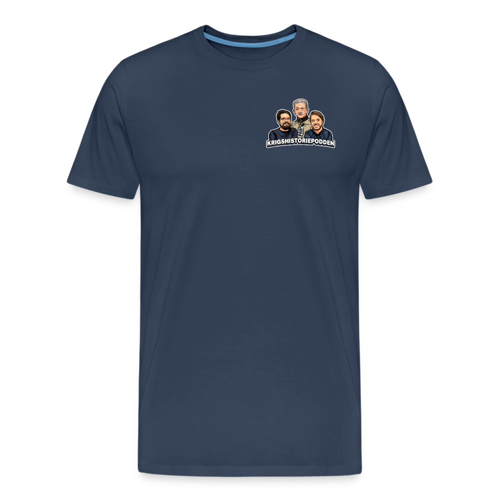 30-åriga kriget on tour (ekologisk premium-T-shirt herr-edition) - marinblå