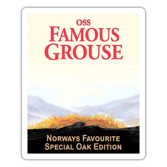Famous Grouse (sticker) - matt vit