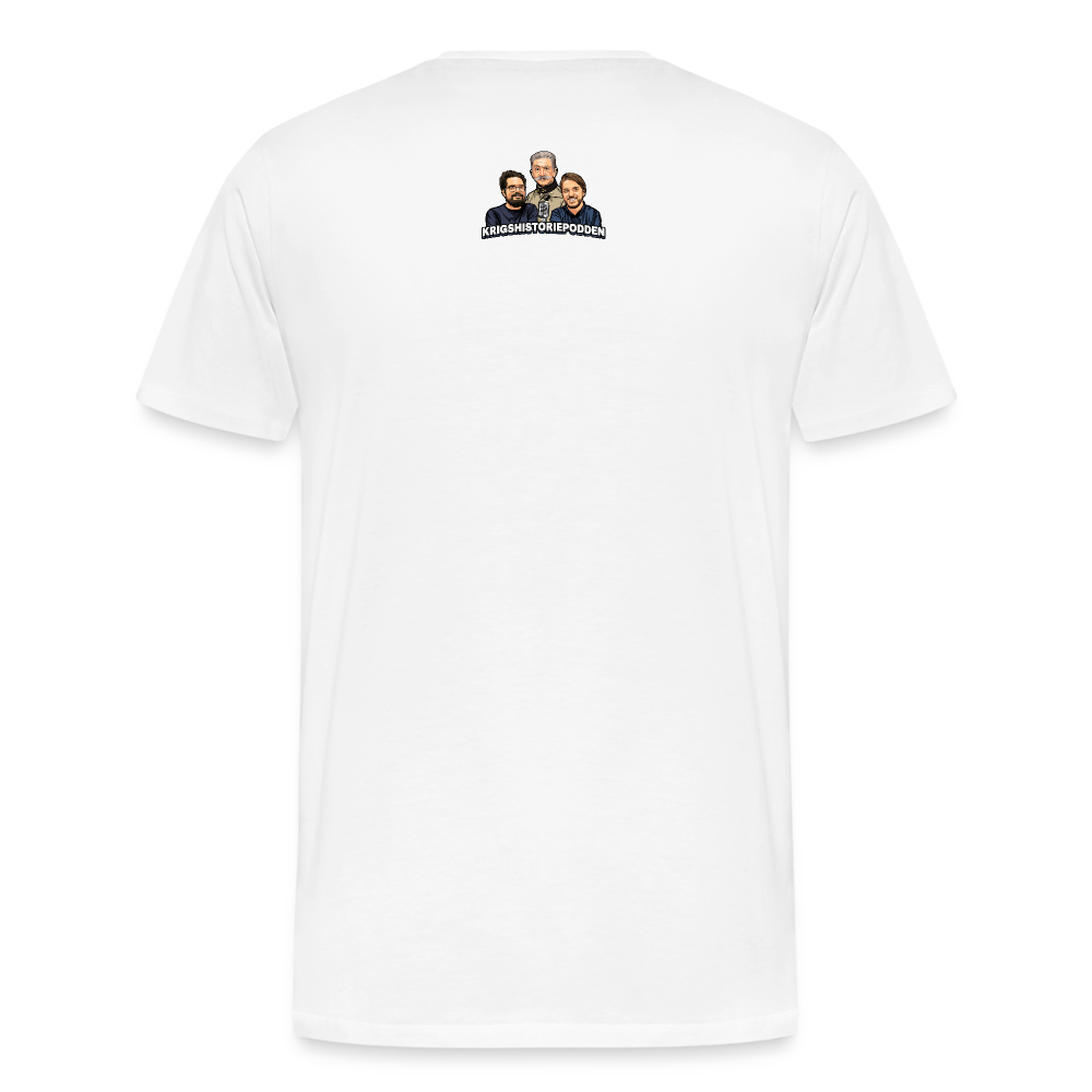 Famous Grouse (ekologisk premium-T-shirt herr-edition) - vit
