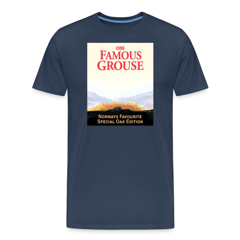 Famous Grouse (ekologisk premium-T-shirt herr-edition) - marinblå