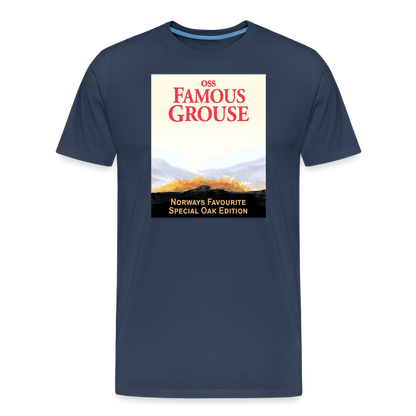 Famous Grouse (ekologisk premium-T-shirt herr-edition) - marinblå