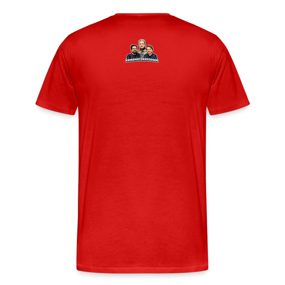 Famous Grouse (ekologisk premium-T-shirt herr-edition) - röd