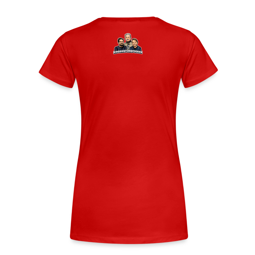 Famous Grouse (ekologisk premium-T-shirt dam-edition) - röd