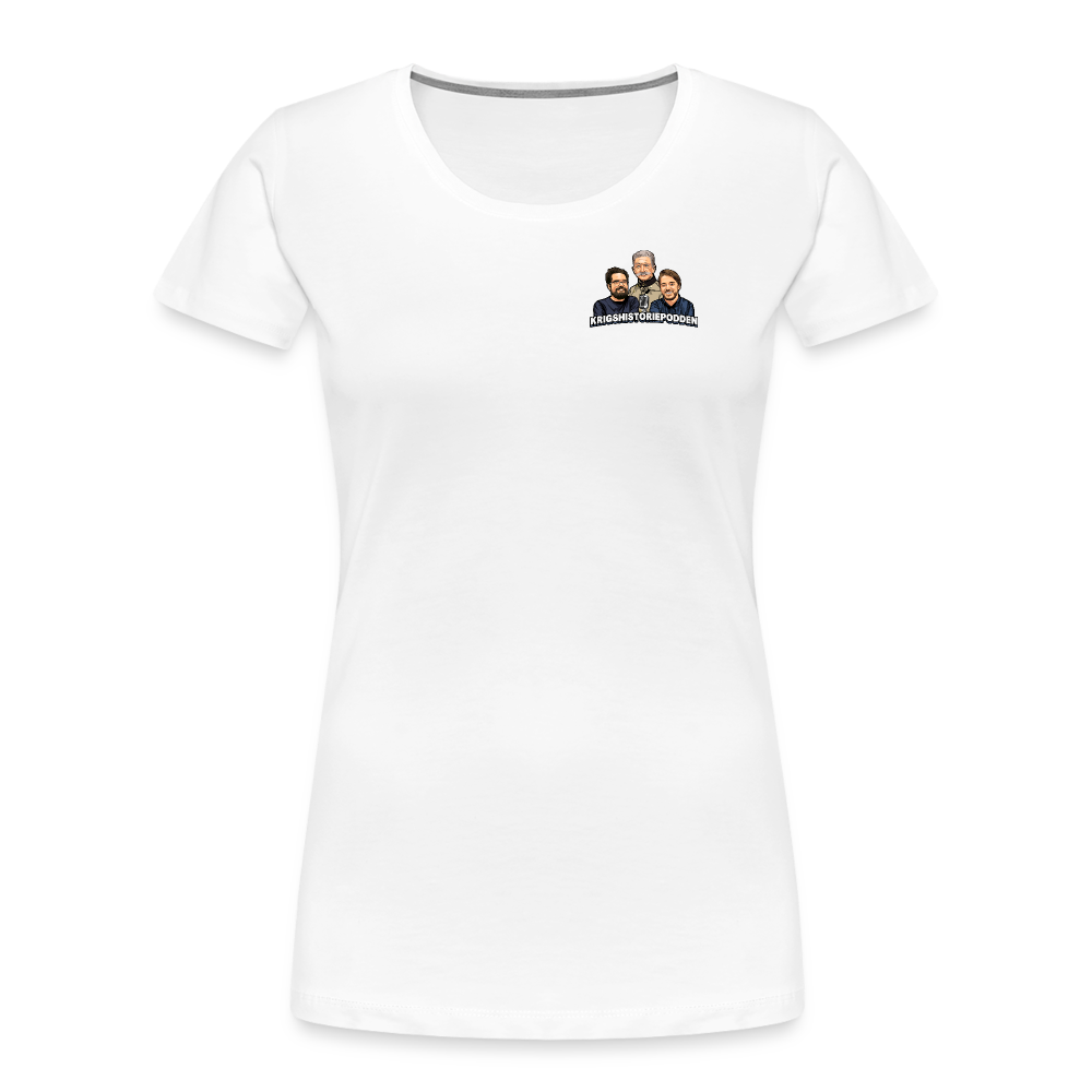 Gina von Reininghaus (ekologisk premium-T-shirt dam-edition) - vit