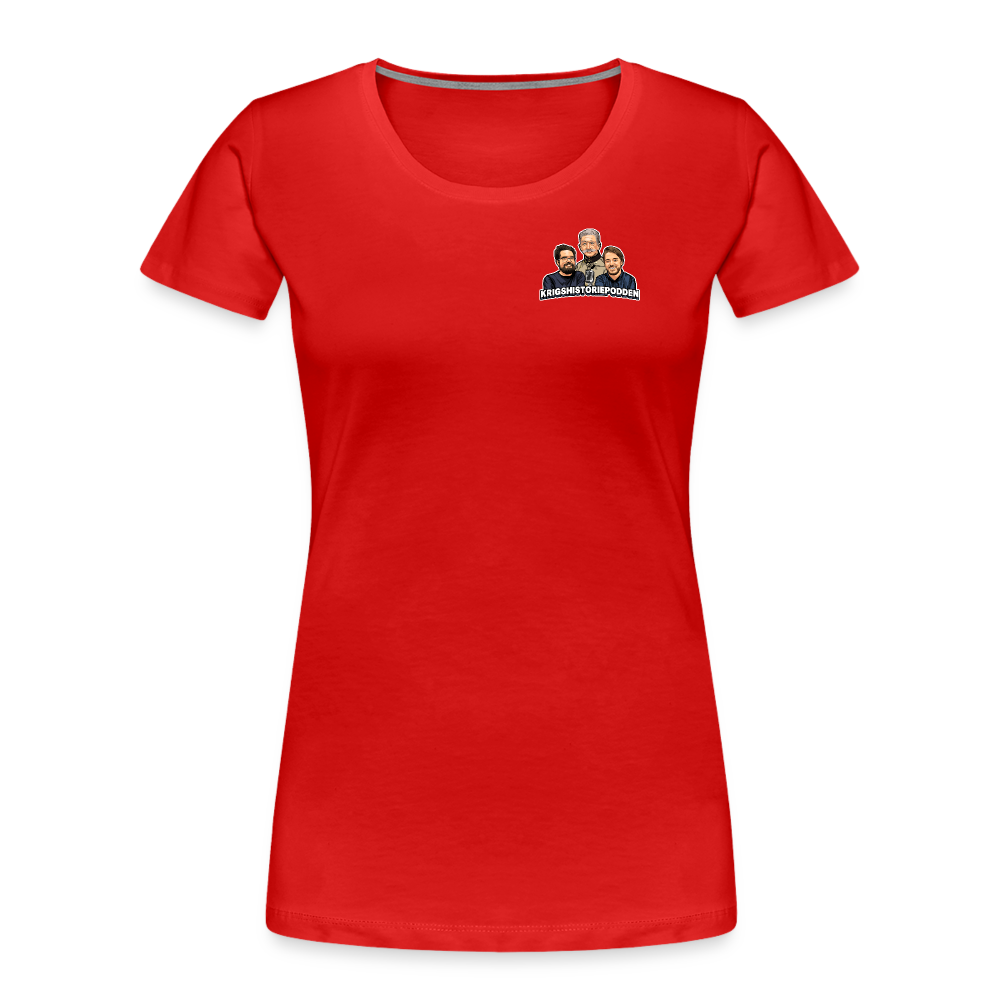Gina von Reininghaus (ekologisk premium-T-shirt dam-edition) - röd