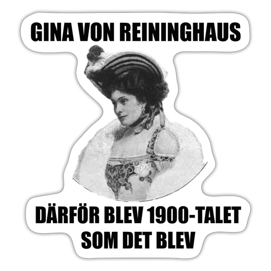 Gina von Reininghaus (sticker) - matt vit