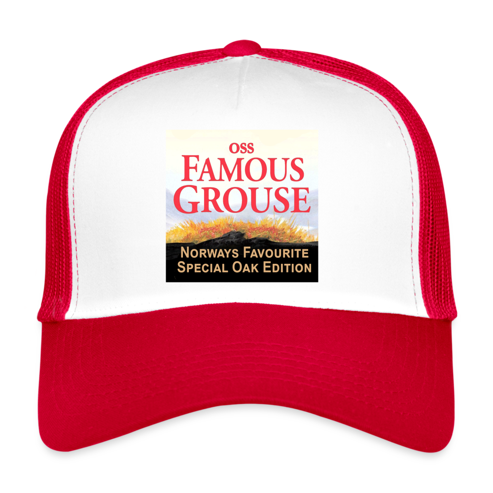 Famous Grouse (truckerkeps-edition) - vit/röd