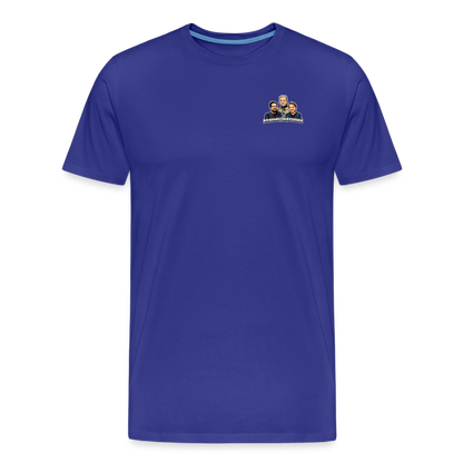 Framåtlutat våldsmandat (ekologisk premium-T-shirt herr-edition) - kungsblå
