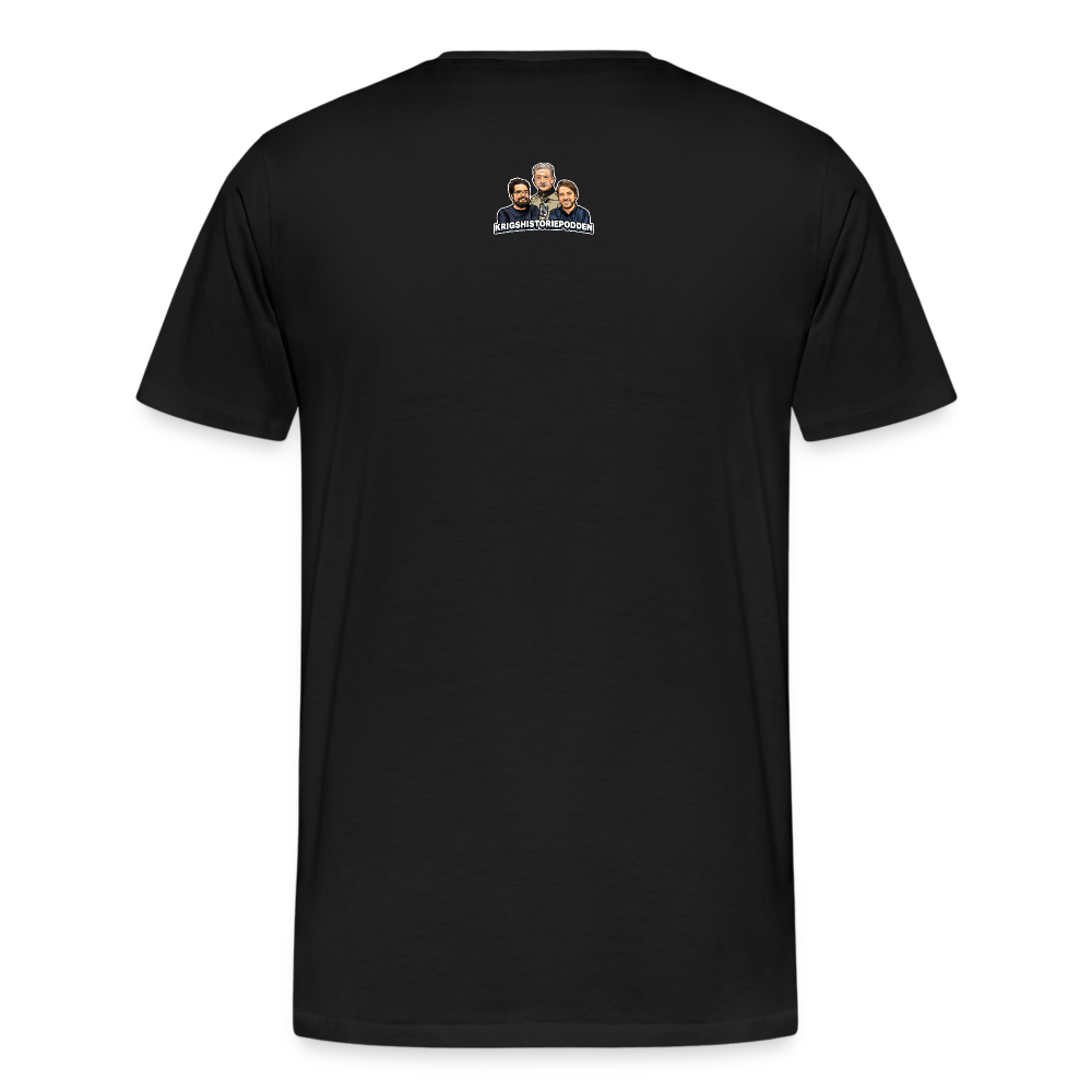 MichelMOTHERFUCKINGNey (ekologisk premium-T-shirt herr-edition) - svart