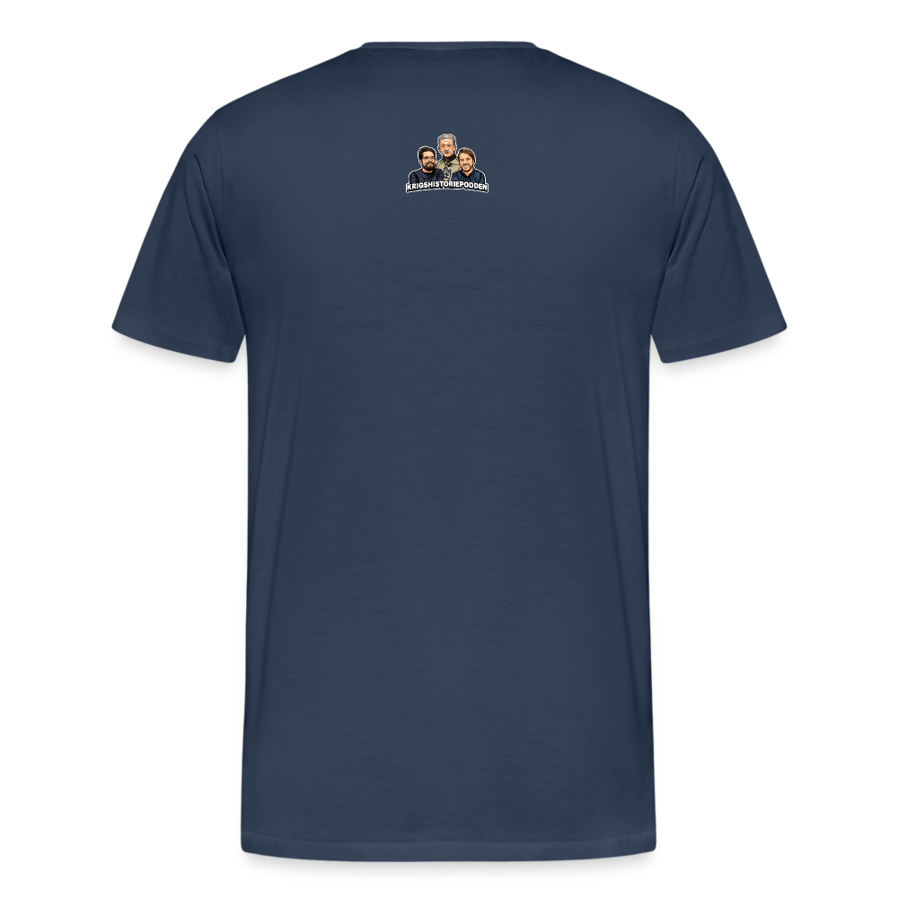 MichelMOTHERFUCKINGNey (ekologisk premium-T-shirt herr-edition) - marinblå