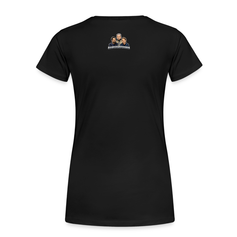 Ekologisk premium-T-shirt dam - svart