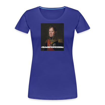 Ekologisk premium-T-shirt dam - kungsblå