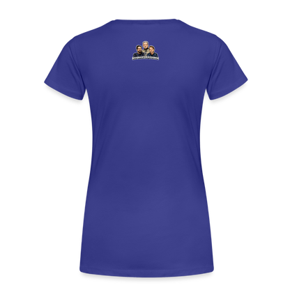 Ekologisk premium-T-shirt dam - kungsblå