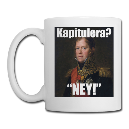 Kapitulera? Ney! - vit