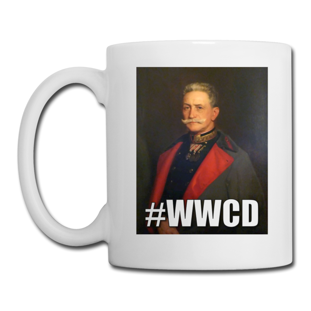 #WWCD mugg (med originallogga!) - vit