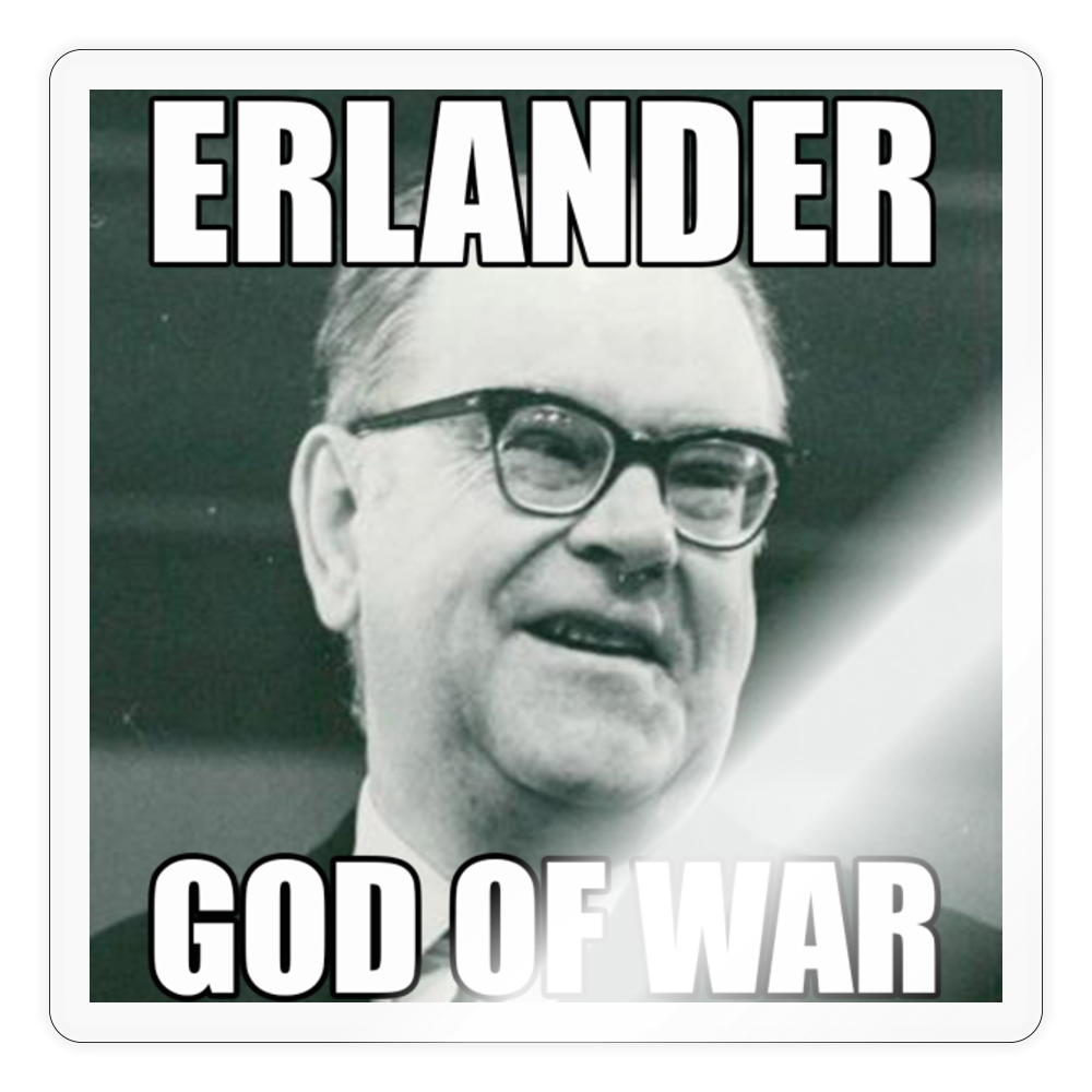 Erlander – God of War (Sticker) - glänsande transparent