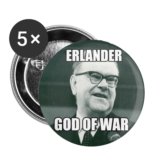 Erlander –God of War (knappnåls-edition!) - vit