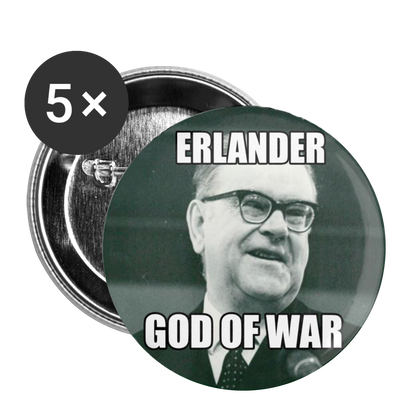 Erlander –God of War (knappnåls-edition!) - vit