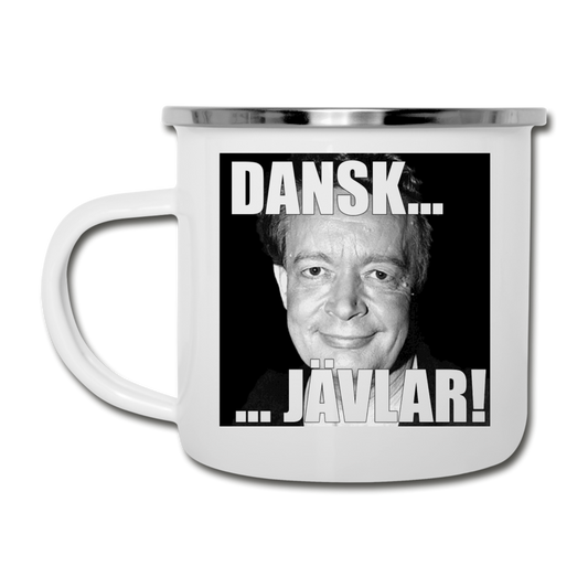 Danskjävlar! (emaljmuggs-edition!) - vit