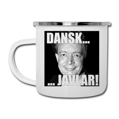 Danskjävlar! (emaljmuggs-edition!) - vit
