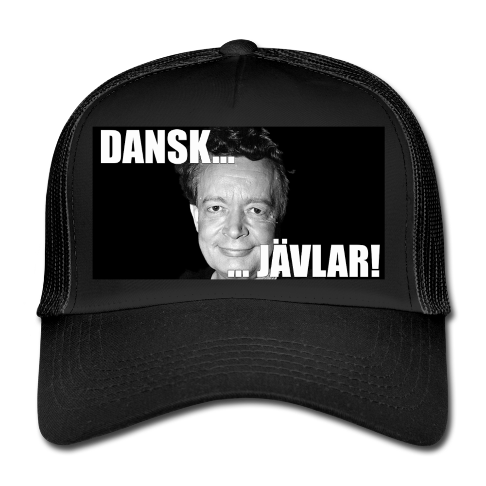 Danskjävlar! (truckerkeps-edition!) - svart/svart