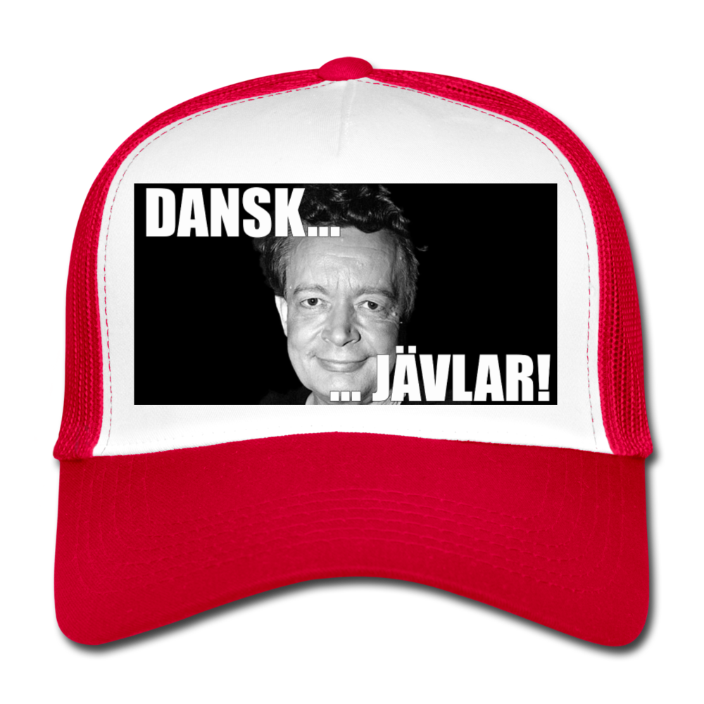 Danskjävlar! (truckerkeps-edition!) - vit/röd