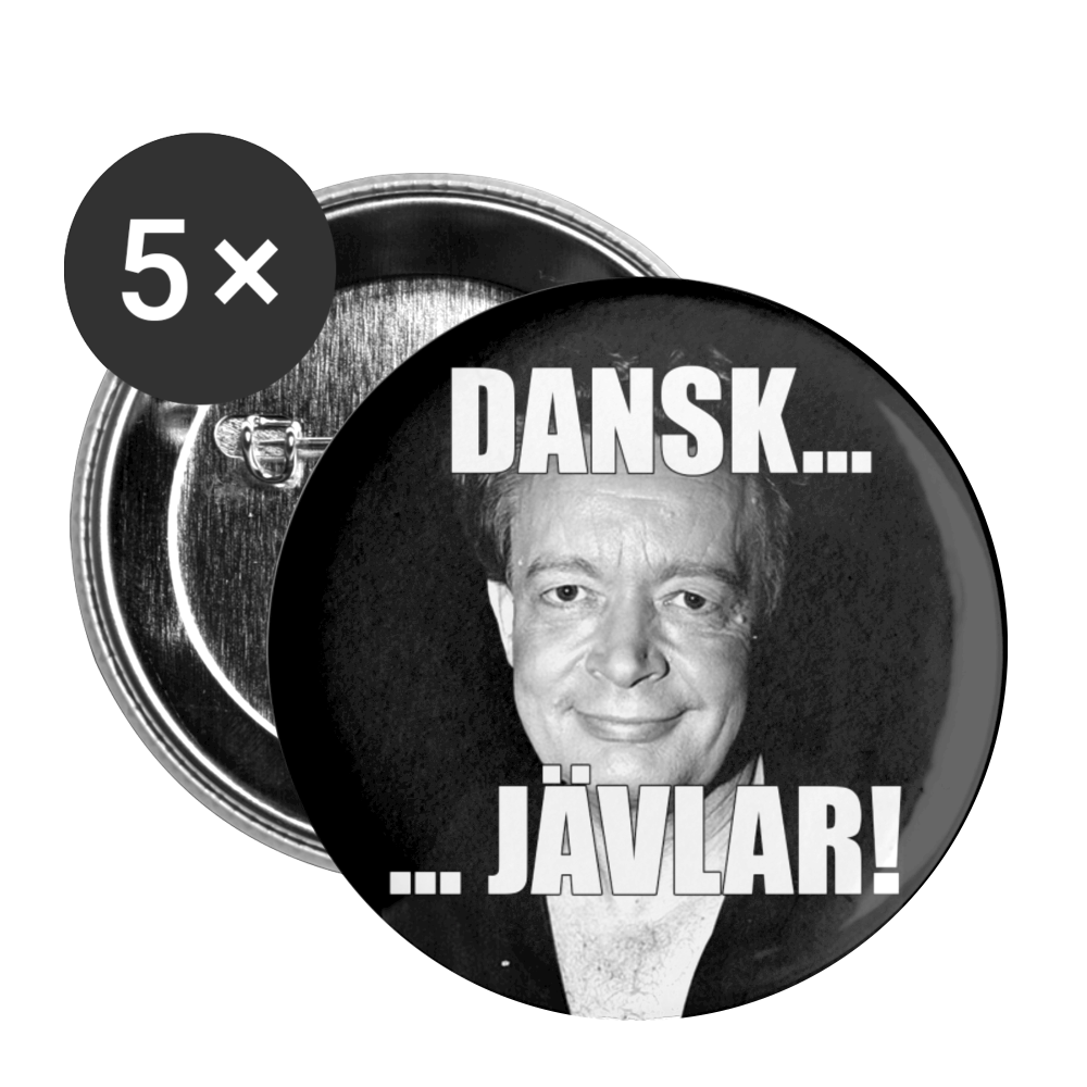 Danskjävlar! (knappnåls-edition!) - vit