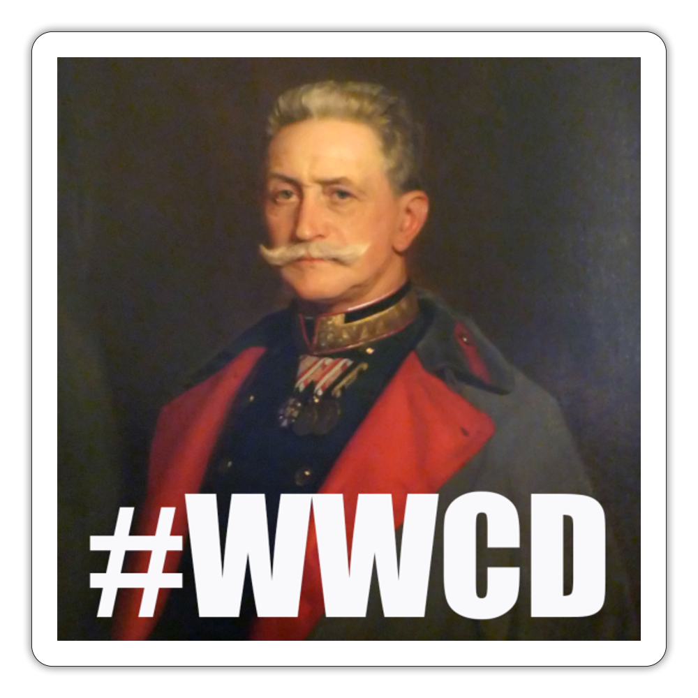 What Would Conrad Do? (sticker) - matt vit