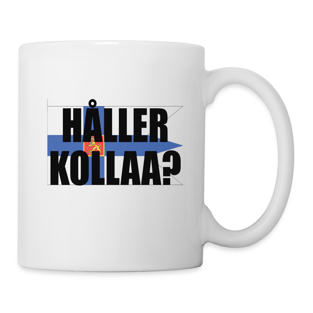 Håller Kollaa? (mugg-edition) - white